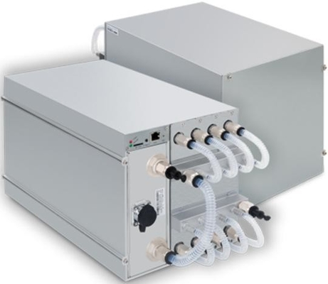 L'hydraulique d'Antminer S19 Pro+ (198Th) de Bitmain extrayant le mineur du refroidissement par l'eau de 198Th/s 5445W BTC