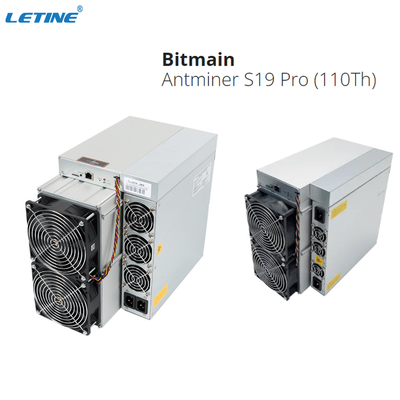 Pro 110T S19J pro 104T 100T 96T Asic Bitcoin machine d'abattage toute neuve de Bitmain Antminer S19Pro 110T S19