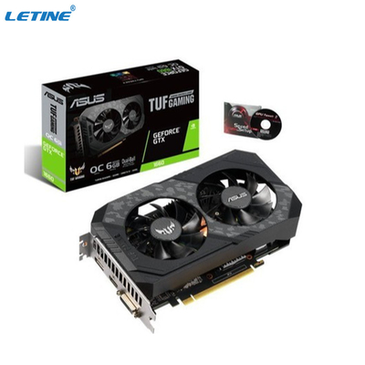 Carte vidéo 1660 du gigaoctet TUF OC du Ti 6 de Graphic Card ASUS GeForce GTX du mineur GDDR6