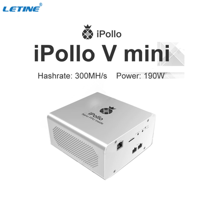 Faible niveau de bruit iPollo V1 Mini SE 200Mh/S 116W Algorithme EtHash ETHW ETC Aisc Miner iPollo V1 Mini SE