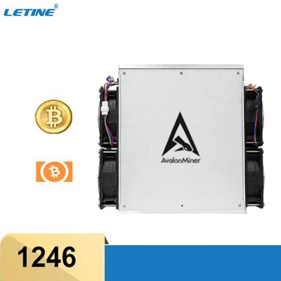 Haut Hashrate mineur de Bitcoin de rendement élevé d'AvalonMiner 1246 83T 85T 87T 90T 93T 96T Avalon A1246 SHA-256