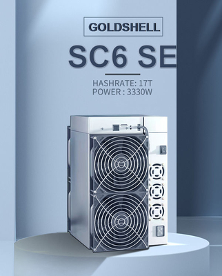 Se 17TH/S Sia Coin Miner de Letine Goldshell SC6 de mineur de 3330W Goldshell Asic