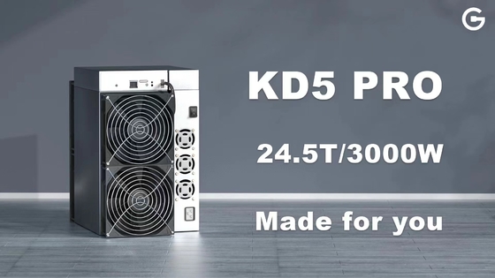 de 3000W Goldshell Asic de mineur pro 24.5TH/S KDA mineur de pièce de monnaie de Letine Goldshell KD5