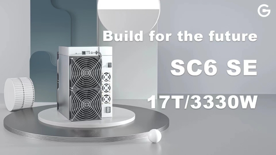 SC6 mineur de Goldshell KDA Asic de machine d'abattage de Se 17T 3330W Cryptocurrency