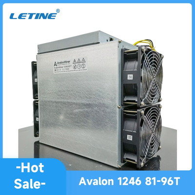 Interface d'Ethernet d'algorithme du mineur SHA 256 du Th BTC Aisc de Letine Canaan Avalon 1166pro 81