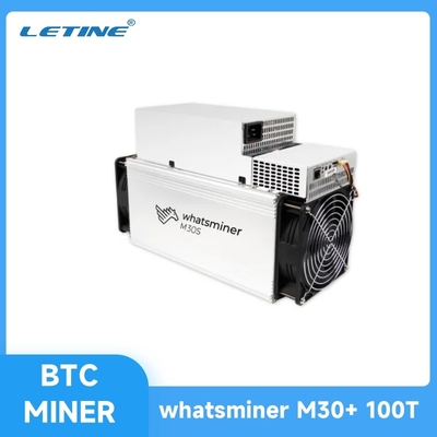 Microbt du mineur M30S++ m30s de Letine MicroBT Whatsminer M30S+ 100T 102T BTC