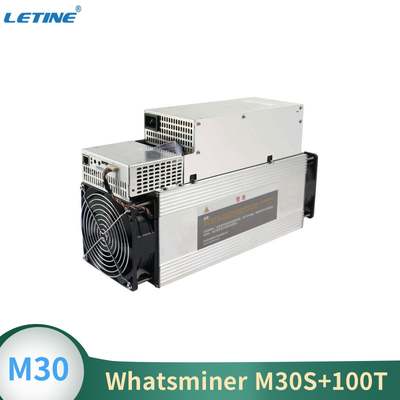 Whatsminer M30S+ de MicroBT extrayant l'algorithme SHA-256 avec un hashrate maximum de la puissance 100Th/s 3400W