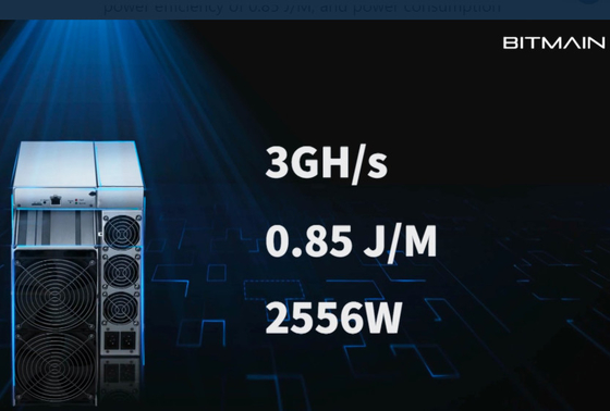Rentabilité EtHash ETH etc. de l'antminer e9 de bitmain de Bitmain Asic Antminer E9 3Gh/S 2556W la plupart d'asics rentable
