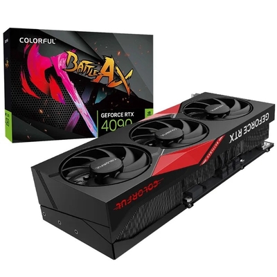 Carte graphique colorée de jeu de carte graphique d'ordinateur de bureau de RTX 4090 GPU