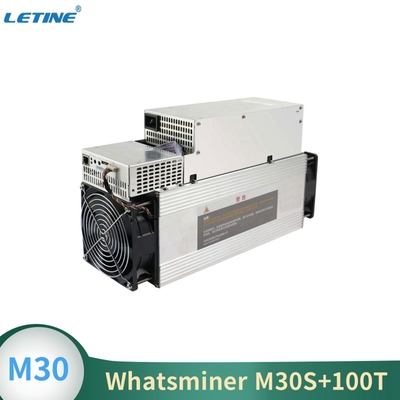 Machine d'abattage de MicroBT Whatsminer M30S+ ASIC SHA 256 100Th/S 3400W 102T 104T