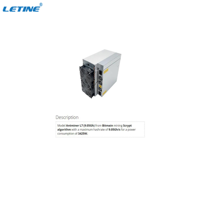 Mineur de Litecoin Dogecoin L7 Asic de doge d'Antminer L7 Bitmain Asic Antminer 9.05G 9.5G LTC
