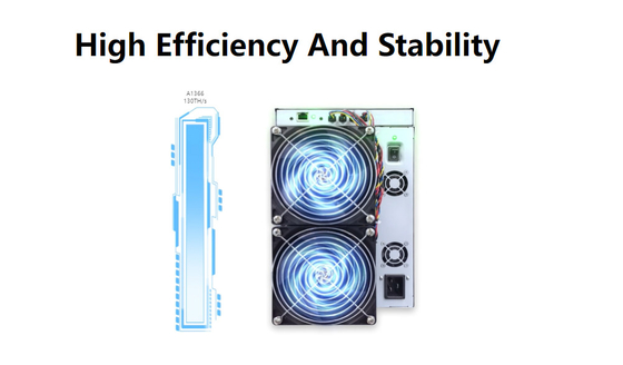 Machine d'abattage de BTC Bitcoin Avalon A1366 130th 3250W SHA-256 haut Hashrate