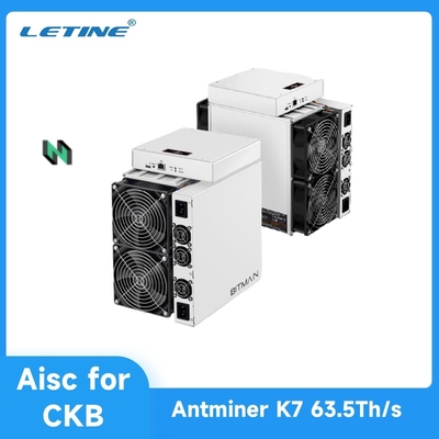 Antminer K7 63.5Th Blockchain Miners Eaglesong Algorithme 3080W