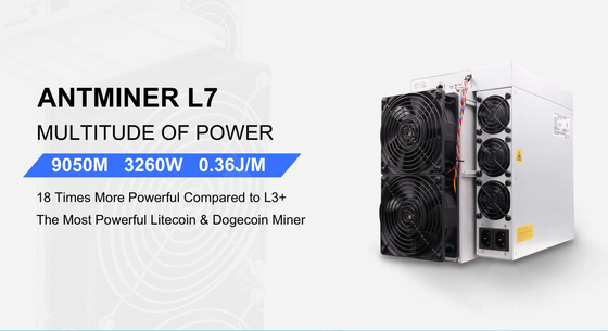 DOGE LTC L7 9050M Asic Mineur Machine Bitmain Antminer L7 9050M 9300M 9500M