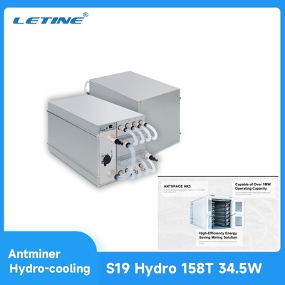 De Bitcoin pro 158T 117T 184T 198T Bitmain machine d'abattage hydraulique du mineur S19