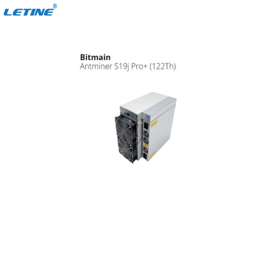 Mineur 3355W de chaîne de bloc d'algorithme de Bitcoin Miner S19j Pro+ 122T SHA 256 de mineur de Bitmain BTC