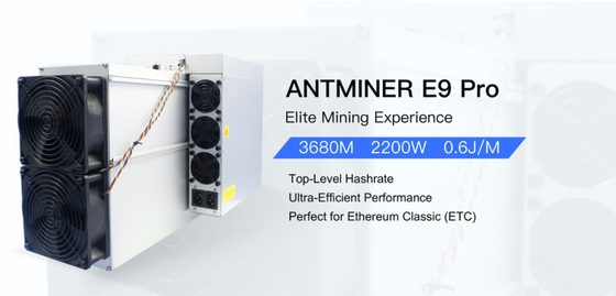 Pro (3.68Gh) /s 2200W ETH etc. EThw ETF E9 pro mineur Bitmain Blockchain Miner de Bitmain Antminer E9