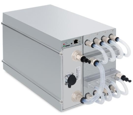 L'hydraulique d'Antminer S19 Pro+ (198Th) de Bitmain extrayant le mineur du refroidissement par l'eau de 198Th/s 5445W BTC