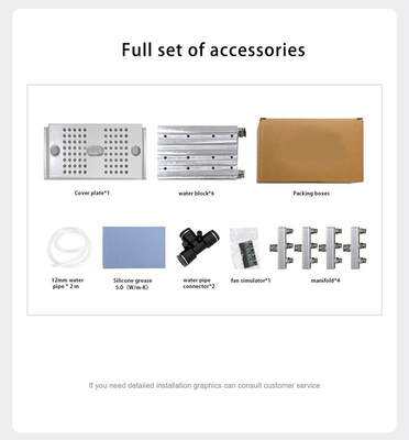 Le crypto mineur Parts Heatsink Radiator d'Asic à la maison actionnent le système de refroidissement