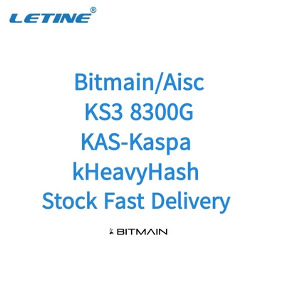 Bénéfice supérieur nouveau Bitmain Antminer KS3 8300G 3188W KAS-Kaspa KHeavyHash Algo KAS Miner KS3