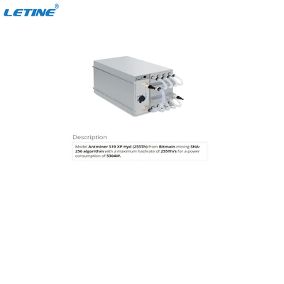 L'hydraulique 255Th de Bitmain Asic Antminer S19 XP de l'algorithme de l'exploitation SHA-256 de Bitmain