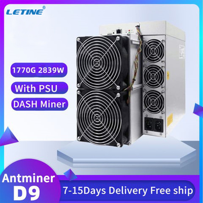 Algorithme 2839w de Bitmain Asic Antminer D9 1770Gh X11 d'interface d'Ethernet