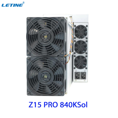 Antminer Z15 pro de Bitmain extrayant l'algorithme d'Equihash avec un hashrate maximum de la puissance 840ksol/s 2560W