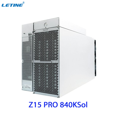 Antminer Z15 pro de Bitmain extrayant l'algorithme d'Equihash avec un hashrate maximum de la puissance 840ksol/s 2560W
