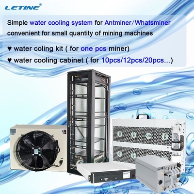 Refroidissement par l'eau Kit Boards pour le pro Asic mineur hydraulique S19PRO 257T 171T M53 M53S de S19 90T 95T L7 KA3 S19J avec la rangée de 12KW 8KW