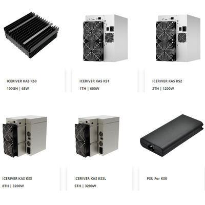 Mineur Antminer KS3 KAS Rig Miner Power 3188W d'Iceriver KS1 KS2 Kaspa Asic