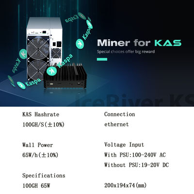 Le meilleur mineur KS3L 5T KS3 8T KS1 KS2 KAS Mining Machine d'ICERIVER KS0 100G Kaspa