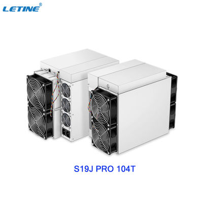 Pro 104th machine d'abattage de l'alimentation de l'énergie APW12 de Bitmain Antminer S19j 29.5w/T BTC