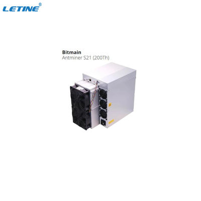 S19 Pro Bitmain Antminer S21 200T BTC Asic Miner 17.5W/J 3550W Machine minière de Bitcoin