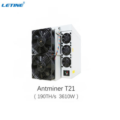 SHA-256 Algoritme Blockchain Bitcoin Crypto Miner Bitmain Antminer T21 190T 19J/T