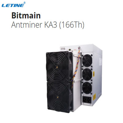 Stock KDA Miner Bitmain Antminer KA3 166T 3154W Consommation électrique