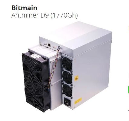 Crypto Mining Bitmain Antminer D9 1.77 Th/S Interface Ethernet avec 4 ventilateurs