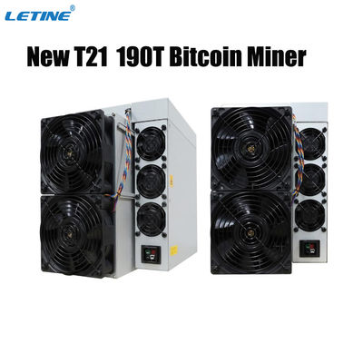 Bitmain Antminer T21 190T BTC Asic Miner 19J/T 3610W Machine de minage de bitcoins