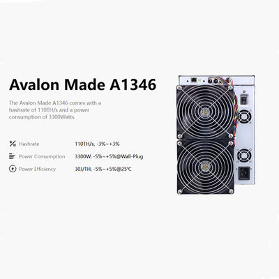 2024 Nouveauté de sortie Canaan Avalon A1566 185Th/S 3420W Pour l'exploitation minière Bitcoin Avalonminer A1566 A1466 A1346
