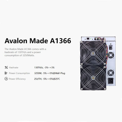 2024 Nouveauté de sortie Canaan Avalon A1566 185Th/S 3420W Pour l'exploitation minière Bitcoin Avalonminer A1566 A1466 A1346