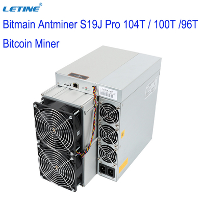Pro 104T 100T 96T S19 95T 90T Asic Blockchain BTC mineur courant de Bitmain Bitcoin Antminer S19J