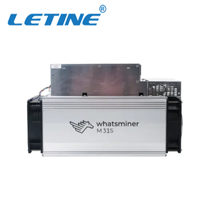 machine d'abattage de pièce de monnaie du mineur BTC du mineur SHA-256 BTC Asic de 81T Whatsminer M31s+ M31s