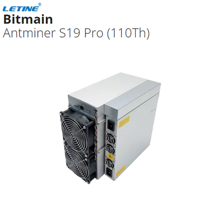 Pro 110T S19J pro 104T 100T 96T Asic Bitcoin machine d'abattage toute neuve de Bitmain Antminer S19Pro 110T S19