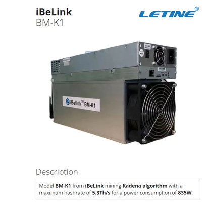Algorithme du mineur BM-K1+ 15Th/S K1 Blake 2s-Kadena d'iBeLink de CKB KDA