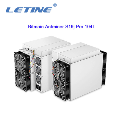 PRO 104T Sha-256 BTB Aisc Miner3068W Hashrate 104T mineur de Bitmain Asic Antminer S19J