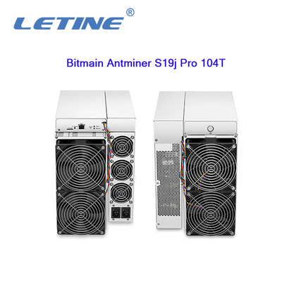 PRO 104T Sha-256 BTB Aisc Miner3068W Hashrate 104T mineur de Bitmain Asic Antminer S19J