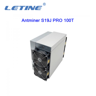 PRO 100T 3050W SHA-256 hashrate de machine d'abattage de Bitcoin d'algorithme de Bitmain Asic Antminer S19J du mineur 100Th/s