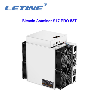 Antminer S17 pro (53Th) Bitmain extrayant le mineur Hashrate de l'algorithme SHA-256 de 64Th/s 2094W