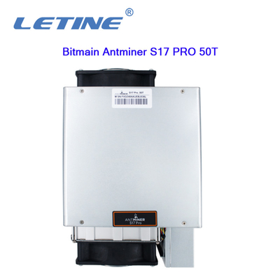 D'occasion de Bitcoin S17 Asic de mineur pro 50t 1975W S17 76T SHA-256 chiffrage d'Antminer S17