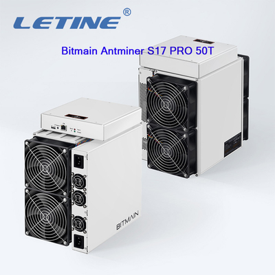 D'occasion de Bitcoin S17 Asic de mineur pro 50t 1975W S17 76T SHA-256 chiffrage d'Antminer S17