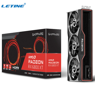 Le xt 16Gb 256 d'AMD Radeon Rx 6800 de carte graphique a mordu des cartes vidéo de Rx 6900xt 6700xt de hashrate de 69Mh/s ETH pour l'installation d'exploitation de Gpu